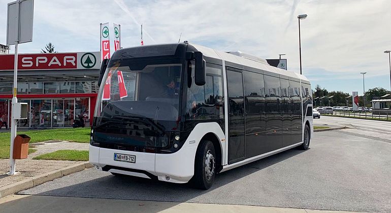 VERO, TAM’s 100% electric bus transporting passengers in Maribor